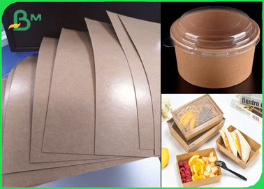 Enduit de papier d'emballage de revêtements d'isolation de papier brut de plateaux de nourriture poly 250g + 18gsm