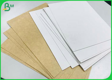 Panneau enduit blanc simple de papier d'emballage de 325 grammes pour la boîte jetable de traiteur de nourriture