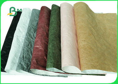 Papier en tissu couleur laminé en PU pour sacs d'achat