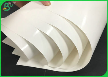 largeur blanche du petit pain 1250mm de papier de pellicule d'emballage du PE 60G + 10G emballage avec la nourriture certifiée