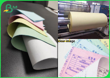Papier coloré Rolls de NCR des CF 55 des CB 52 CFB 50 d'impression de papier autocopiant de Digital