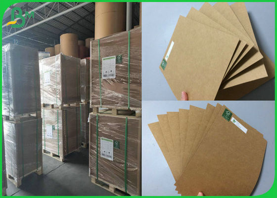 Le revêtement approuvé par certification de GV Brown Papier d'emballage 300g 350g pour emportent la boîte