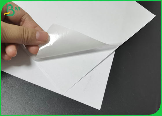 Jet d'encre imprimant le papier auto-adhésif semi brillant de 80 GM/M pour faire le label de produit