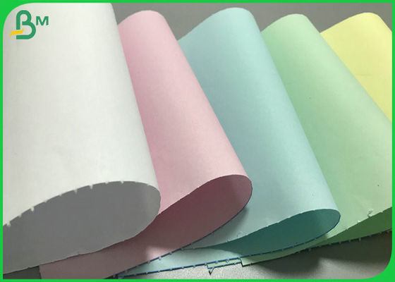 Petit pain de papier de NCR de couleur multiple de l'imprimerie 50gsm/55gsm sans carbone de papier-copie