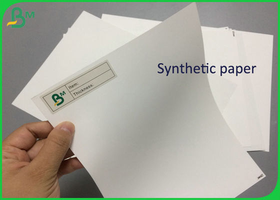 Non - 130um Tearable CHOIENT le papier synthétique de l'impression avec l'imprimante à laser