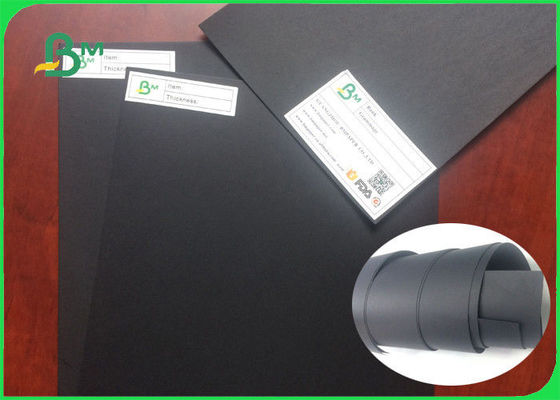 carton de noir de couleur de noir de côté de double de 300g 350g 400g pour l'emballage de boîte