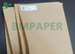 Rolls enorme Brown Papier d'emballage 60gsm au papier non blanchi de l'imbrication 120gsm pour l'enveloppe