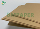 le double de carton de Papier d'emballage de la rigidité 400gsm a dégrossi papier rouge de Brown pour les boîtes de empaquetage