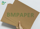 le double de carton de Papier d'emballage de la rigidité 400gsm a dégrossi papier rouge de Brown pour les boîtes de empaquetage