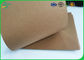 Carton 80gsm - 350gsm de revêtement de Brown Papier d'emballage étirant la résistance pour le papier de sac de ciment