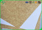 100% papier de Brown emballage de pulpe de Vierge, panneau supérieur blanc de revêtement de 200gsm 250gsm 300gsm Papier d'emballage
