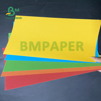 70 gm 75 gm papier couleur sans revêtement à deux côtés sans bois pour papier origami