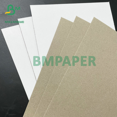 Pâte recyclée 1 mm 1,2 mm 1,5 mm 2 mm Grise à face blanche à face rigide carton