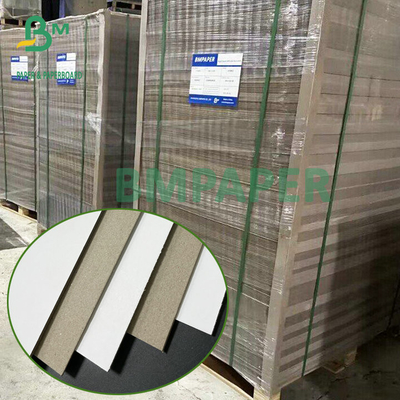 Pâte recyclée 1 mm 1,2 mm 1,5 mm 2 mm Grise à face blanche à face rigide carton