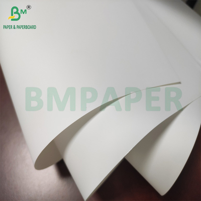 Papier synthétique en PP blanc imperméable à l'eau mat à double face 80 - 400um