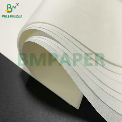 Papier à l'épreuve de la graisse blanc 38 gm 40 gm pour les aliments frits enveloppé en rouleau de 106 cm