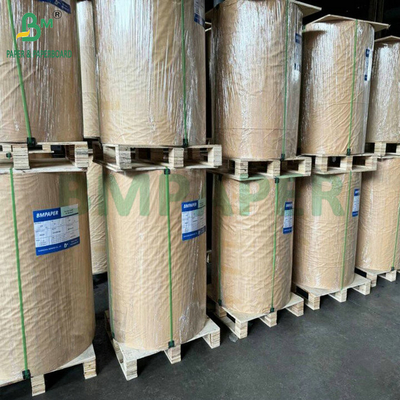 Papier à l'épreuve de la graisse blanc 38 gm 40 gm pour les aliments frits enveloppé en rouleau de 106 cm
