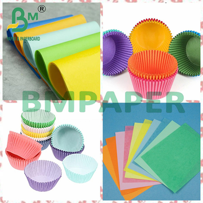 508mm 600mm Greaseproof Coupe de cuisson couleur revêtements de papier pour muffin cupcakes