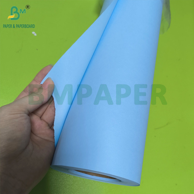 Papier à jet d'encre bleu à face unique non recouvert pour dessins CAO