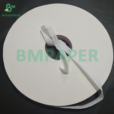 Papier d'emballage en paille blanche dégradable de qualité alimentaire de 24 gm 32 mm pour emballage de paille