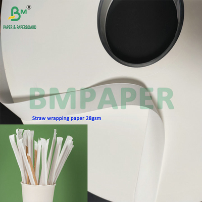 Papier blanc 24 gm 28 gm à haute résistance lisse pour l'emballage de paille