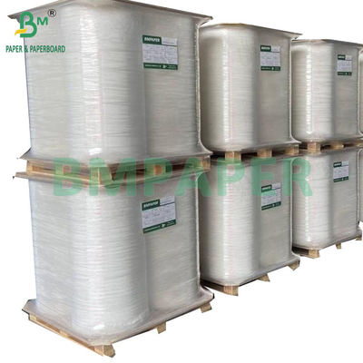 Papier d'emballage en paille blanche dégradable de qualité alimentaire de 24 gm 32 mm pour emballage de paille