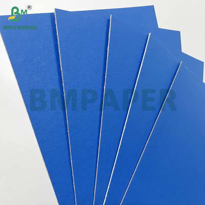 Lissé bon rigide 1,2 mm 1,5 mm Cartable bleu laqué avec dos gris