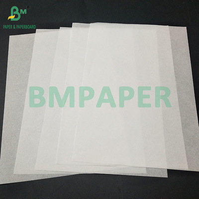 60gm Kit7 Papier à l'épreuve de la graisse blanchi pur pour l'emballage des kebabs