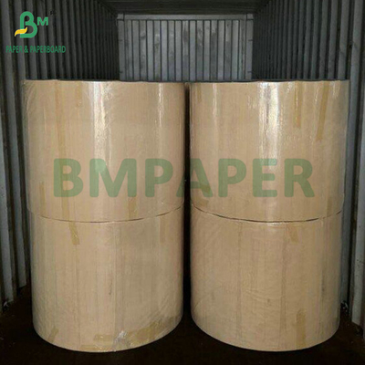 Pâte de bois vierge 70g 80g 90g Ciment Kraft naturel sacs de papier rouleaux