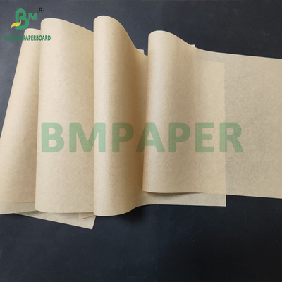 35 gm 40 gm Brown Greaseproof Sandwich Packaging Paper Pour le panier alimentaire 700 mm