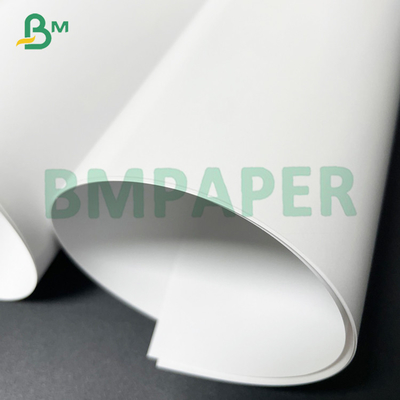 Bon blanc 100lb texte brillant papier d'art recouvert des deux côtés pour les imprimantes offset
