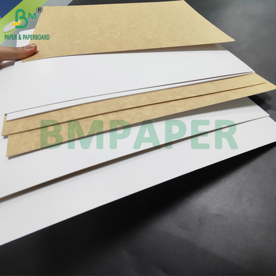 350 grammes CKB Surface blanche Brown Kraft Back Paper Pour les boîtes de salade 25' x 38'