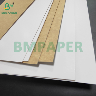 350 grammes CKB Surface blanche Brown Kraft Back Paper Pour les boîtes de salade 25' x 38'
