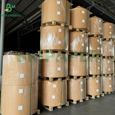75 gm 80 gm papier kraft brun vierge pour sacs de ciment haut expandable 90 cm