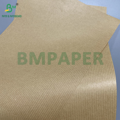 80gm Brown bandé papier kraft emballage cadeau Un côté brillant Excellente résistance