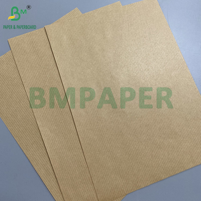 80gm Brown bandé papier kraft emballage cadeau Un côté brillant Excellente résistance