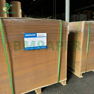 75 gm 80 gm Emballage de ciment Papier kraft semi-extensible brun