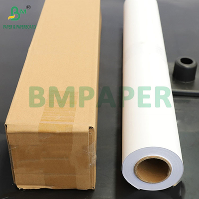 24 lb 36 lb HP revêtu de papier mat de large format en rouleau pour affiches 42 "x 150"