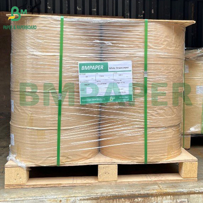 40 GSM rouleaux de papier ciré blanc ciré des deux côtés résistant à la graisse