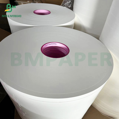 Papier bio à base de paille 28 gm 32 mm x 6000 m rouleau de couleur blanche