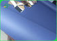 Épaisseur lavable du papier 0.55mm de revêtement de Papier d'emballage de tissu bleu pour la fabrication de portefeuilles