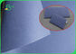 Épaisseur lavable du papier 0.55mm de revêtement de Papier d'emballage de tissu bleu pour la fabrication de portefeuilles
