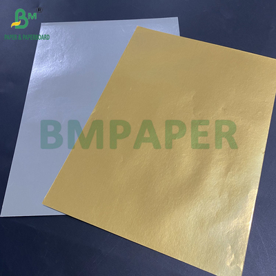 70 g de papier métallisé d'étiquette de bière en aluminium recouvert d'un côté