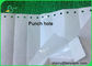 Étiquettes de billets en matrice en tissu, trou perforé en papier, renforcé à l'arrière par bande