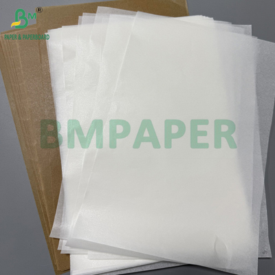 40 g de papier de cuisson enduit de silicone rouleaux de feuilles Blanc brun Couleur