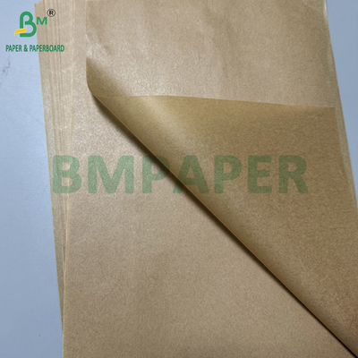 40 g de papier de cuisson enduit de silicone rouleaux de feuilles Blanc brun Couleur