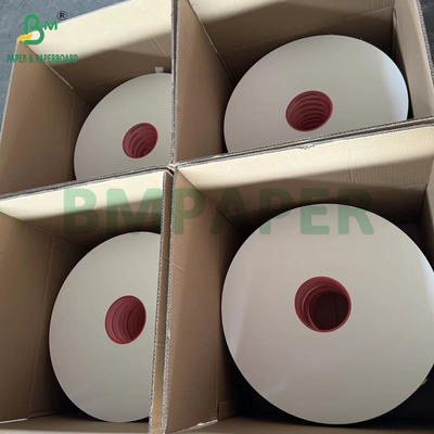 Impression OEM 28g papier d'emballage à la paille en rouleau à découper 44mm papier kraft coloré de qualité alimentaire