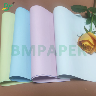 48-80 GSM Substance NCR Papeterie de copie en rouleaux sans carton en couleurs multiples