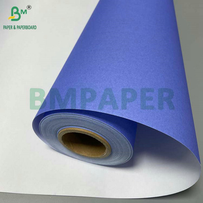 610 mm x 50 m A0 A1 80GSM Rouleau de papier de traceur CAO bleu violet