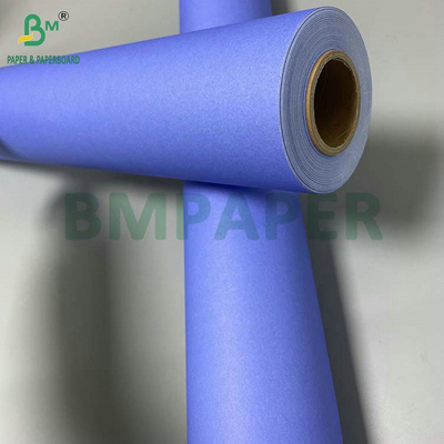 610 mm x 50 m A0 A1 80GSM Rouleau de papier de traceur CAO bleu violet